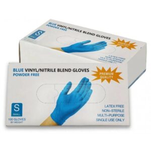 vinilnitrilovye-perchatki-50-par-800x800 Wally Plastic Перчатки нитриловые, одноразовые, с добавлением винила, размер S, голубого цвета, 50 пар 100 штук