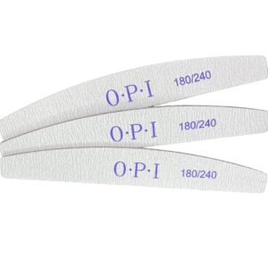 OPI, ПИЛКИ ДЛЯ МАНИКЮРА ЛОДКА 180/240 грит (18 см) 25 штук