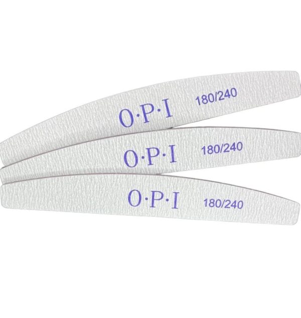 img_7280 OPI, ПИЛКИ ДЛЯ МАНИКЮРА ЛОДКА 180/240 грит (18 см) 25 штук