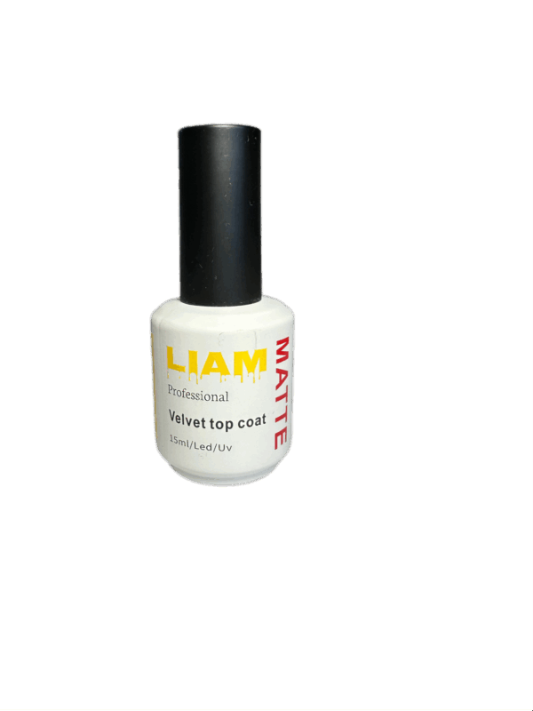LIAM, TOP для ногтей матовый вельвет без липкого слоя 15ml