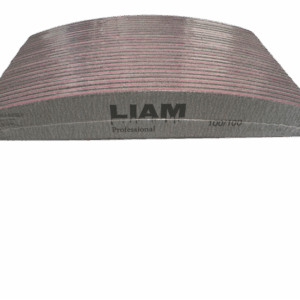 LIAM, ПИЛКИ ДЛЯ МАНИКЮРА ЛОДКА 100/100 грит (18 см) 25 штук