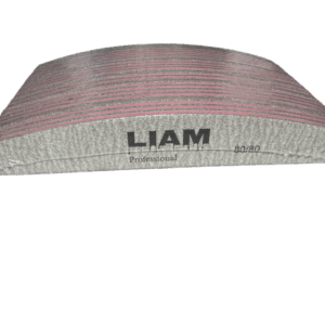 LIAM, ПИЛКИ ДЛЯ МАНИКЮРА ЛОДКА 80/80 грит (18 см) 25 штук