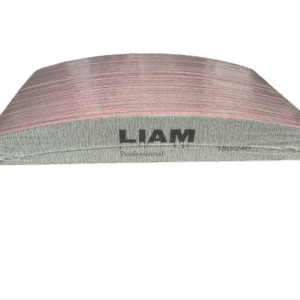 LIAM, ПИЛКИ ДЛЯ МАНИКЮРА ЛОДКА 180/240 грит (18 см) 25 штук